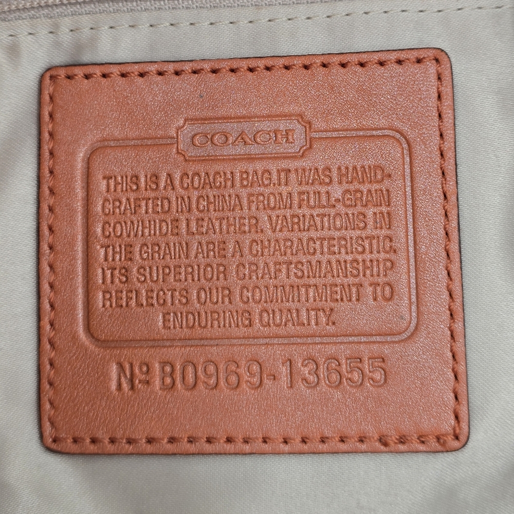 Coach Allie Leather Hobo Shoulder Bag - Picture 8 of 16